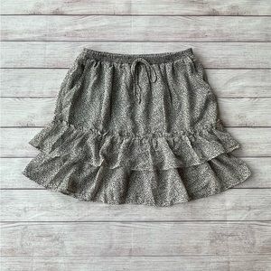 Juniors Sienna Sky Patterned Ruffle Skirt